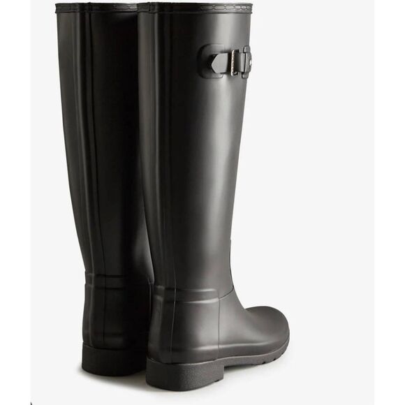 Hunter Refined Tall Waterproof Boots- Black - Picture 5 of 12